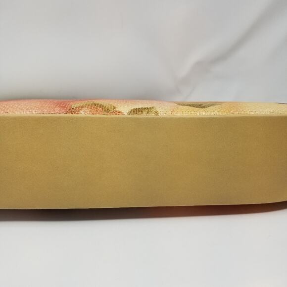 New Summer Woven Floral Purse Summer Tropical Handbag Medium Size - Picture 4 of 7